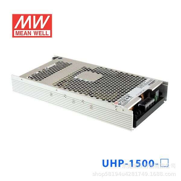明纬开关电源UHP-150024V48V1500W单组输出PFC功能无风扇高功率