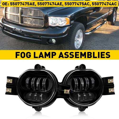 适用道奇Dodge Ram 1500 02-08 /2500 3500 03-09LED雾灯防雾灯