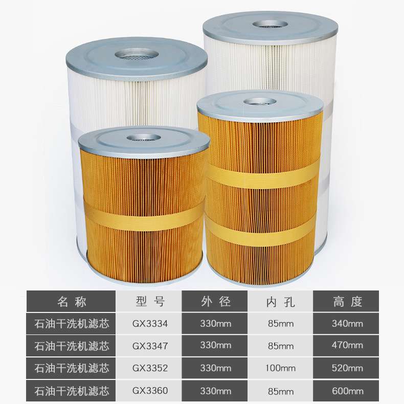 石油干洗机专用过滤器滤芯 33x52 石油干洗机配件 石油机过滤芯