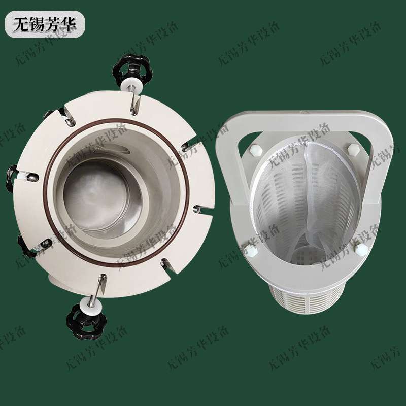 厂家 PP快开篮式过滤器 塑料管道过滤器 化工过滤器 耐酸碱过滤器
