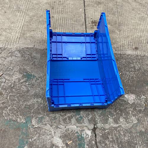 EU物流箱670*450*330工业汽车配件箱内615*400*305塑料周转折叠箱
