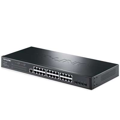 TP TL-SG3428 全千兆网管交换机24GE+4SFP 24口千兆+4光口24电4光