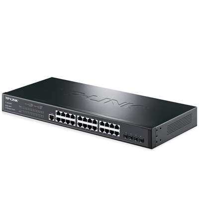 TP TL-SG3428 全千兆网管交换机24GE+4SFP 24口千兆+4光口24电4光