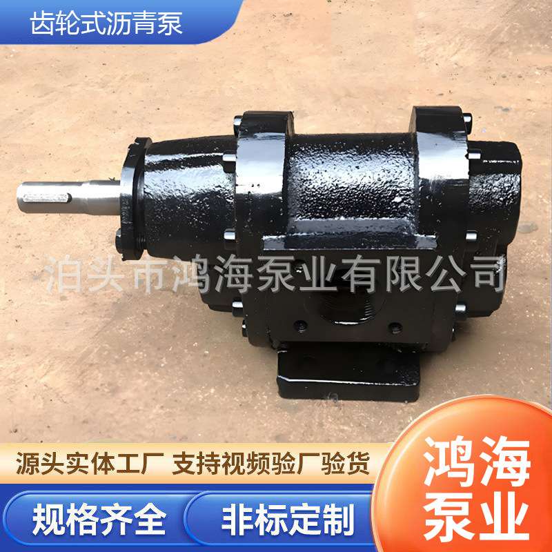 液态橡胶泵齿轮沥青泵石蜡灌缝机灌胶泵筑路机械齿轮泵