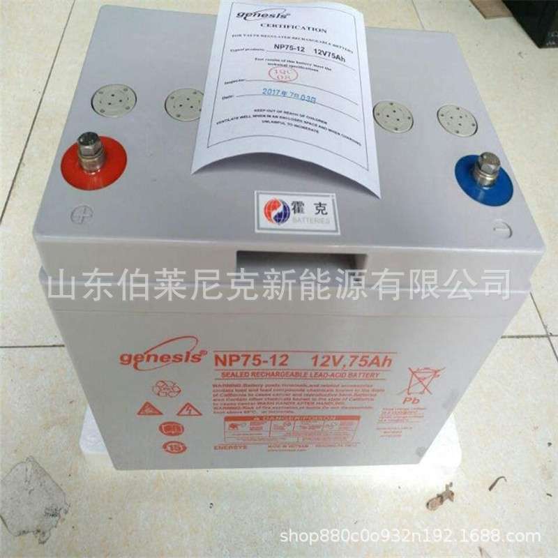 霍克蓄电池AX12-60 AGM铅酸蓄电池12V60AH 动力牵引车 洗地机