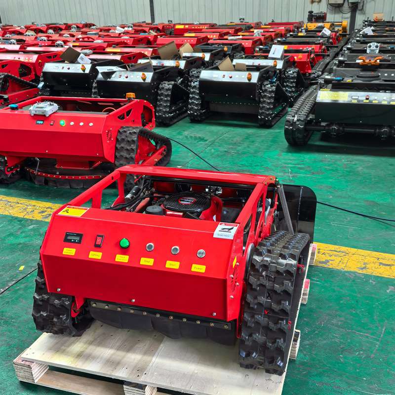 履带式遥控割草机ZY-550S 7.5HP 200m远程操控2000㎡/小时农田除
