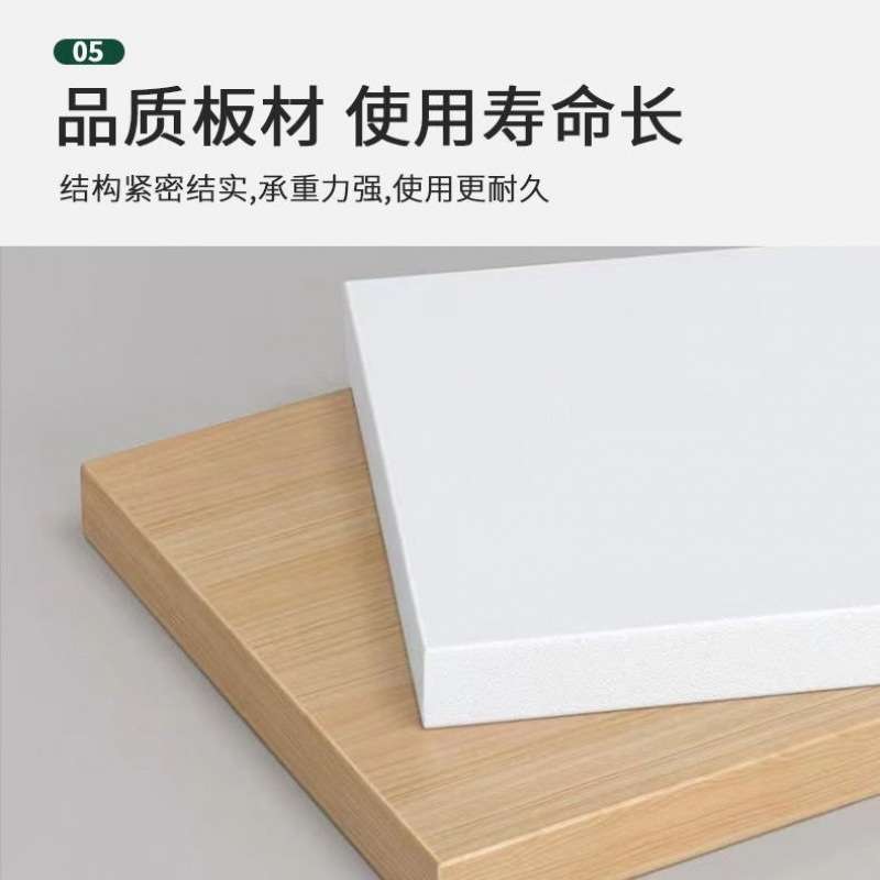 书柜现代简约防尘书架桌边置物架落地客厅绘本收纳柜子家用置物柜