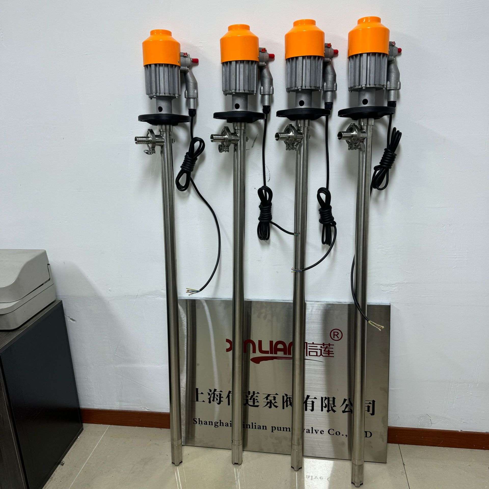 信莲HD-EX2-V+SS304-700电动抽液泵防爆油抽手提防爆插桶泵溶剂泵