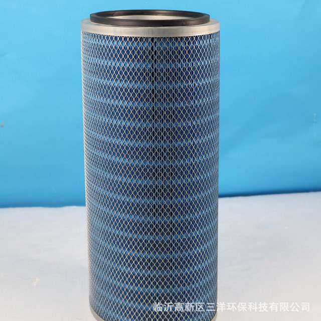 滤筒抛丸机静电阻燃喷塑喷粉滤芯工业除尘耐高温过滤器微孔滤清器