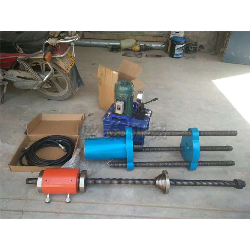 大吨级挖机链轨维修工具手动电动履带拆装机手动液压履带拆销机