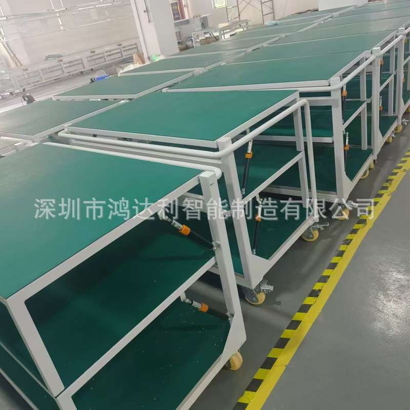 现货防静电小推车 车间维修检验桌移动气动实验装配台升降工作台