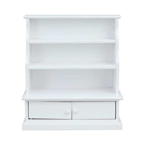 1:12娃娃屋dollhouse迷你家具木质工艺品OB11食玩多层置物柜子