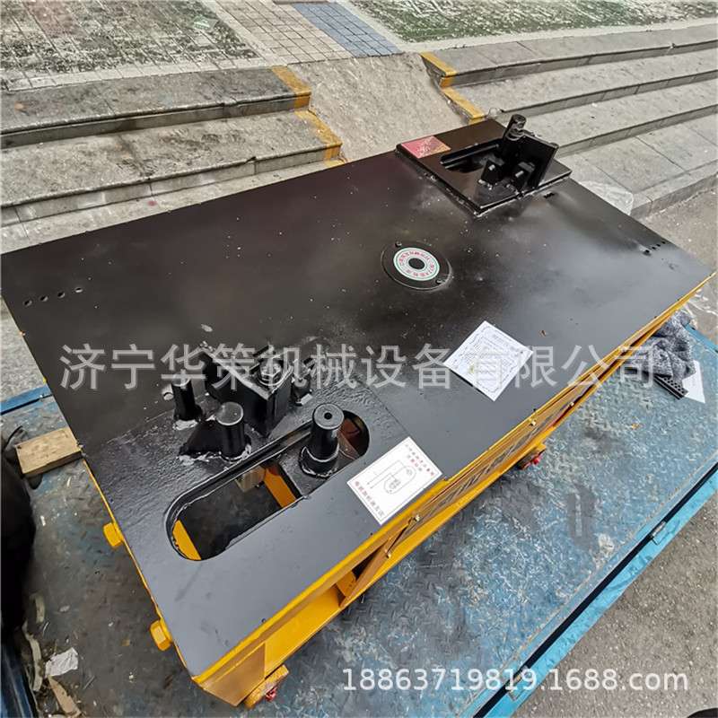 华策牌双工位钢筋箍筋机 电动螺纹钢箍圈机 双头钢筋弯箍机