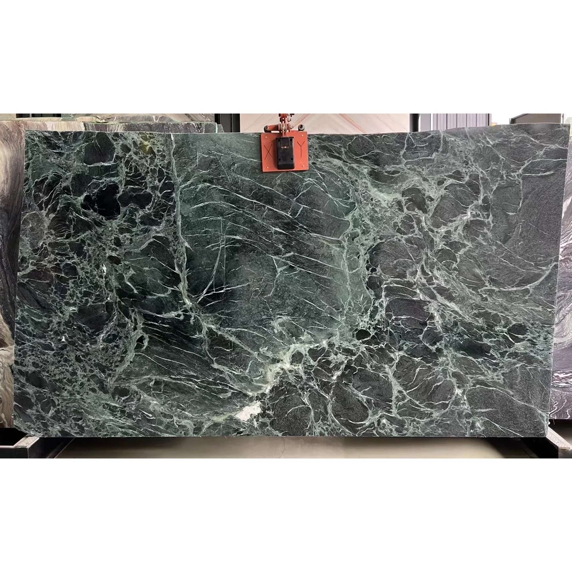 普啦达绿 Verde alpi大理石大板白色系石材酒店别墅工装家装地砖