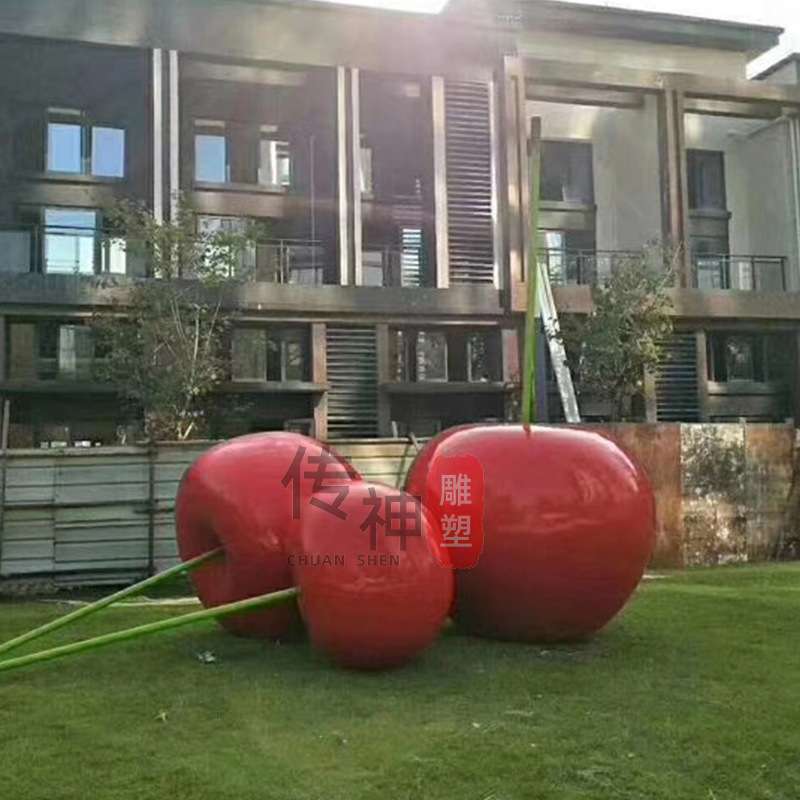 户外玻璃钢农庄园林摆件水果雕塑仿真水果蔬菜农场装饰品供应田园
