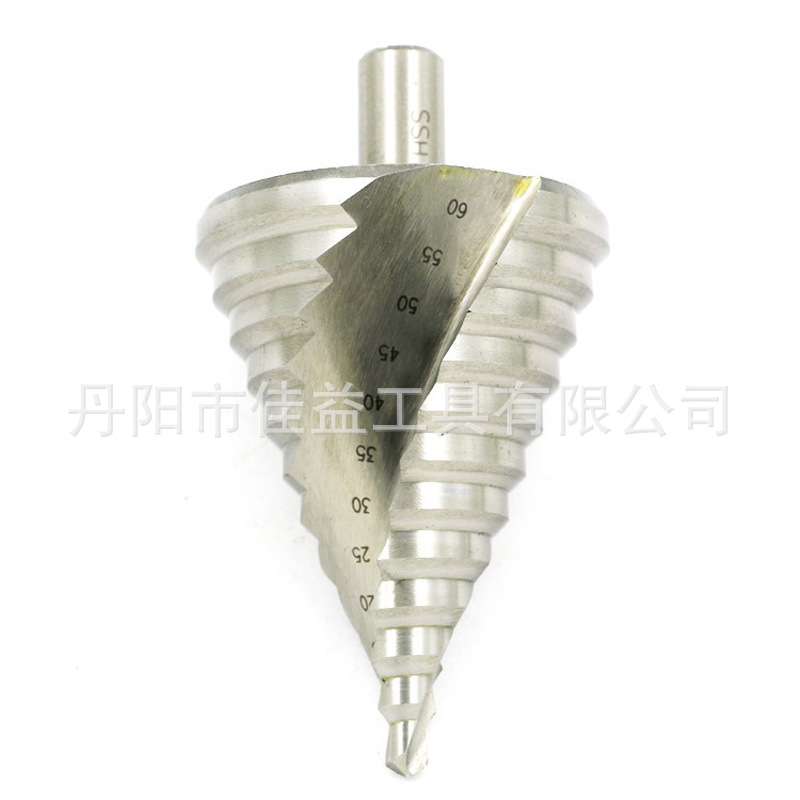 厂家 螺旋槽阶梯钻不锈钢打孔工具宝塔钻6-60mm扩孔钻开孔器