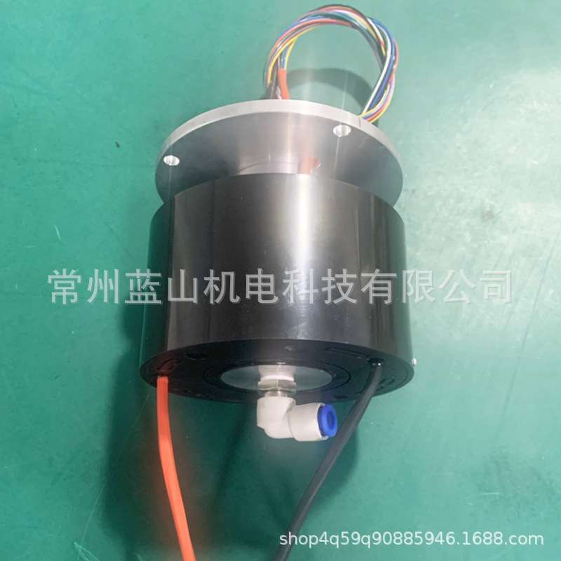 厂家加工法兰安装滑环集电环高速大功率传输结构紧凑旋转接头滑环