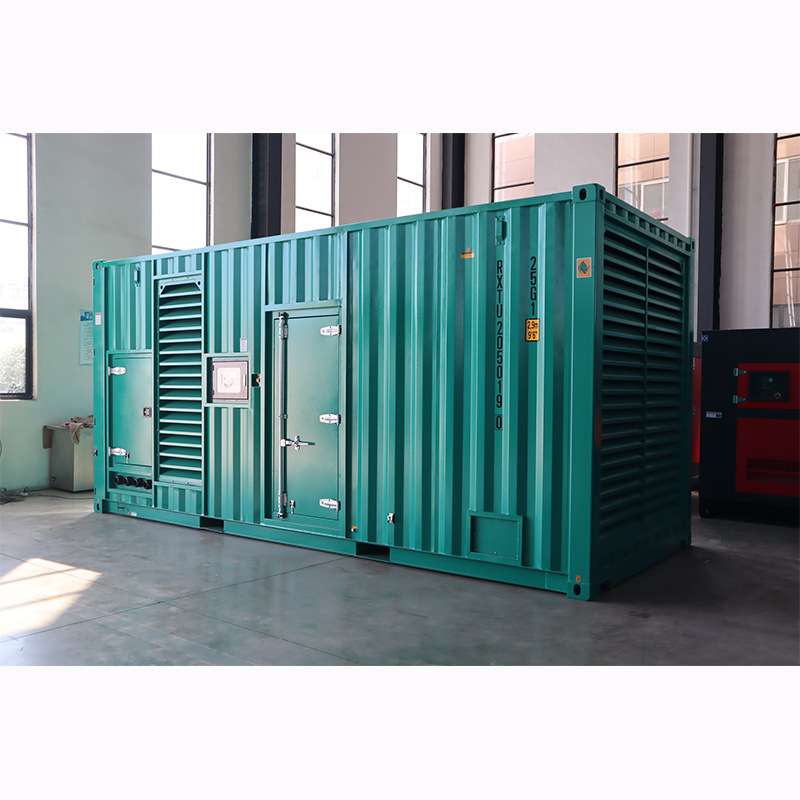 900kw康明斯汽油机发电机组集装箱泰州锋发柴油发动机移动式