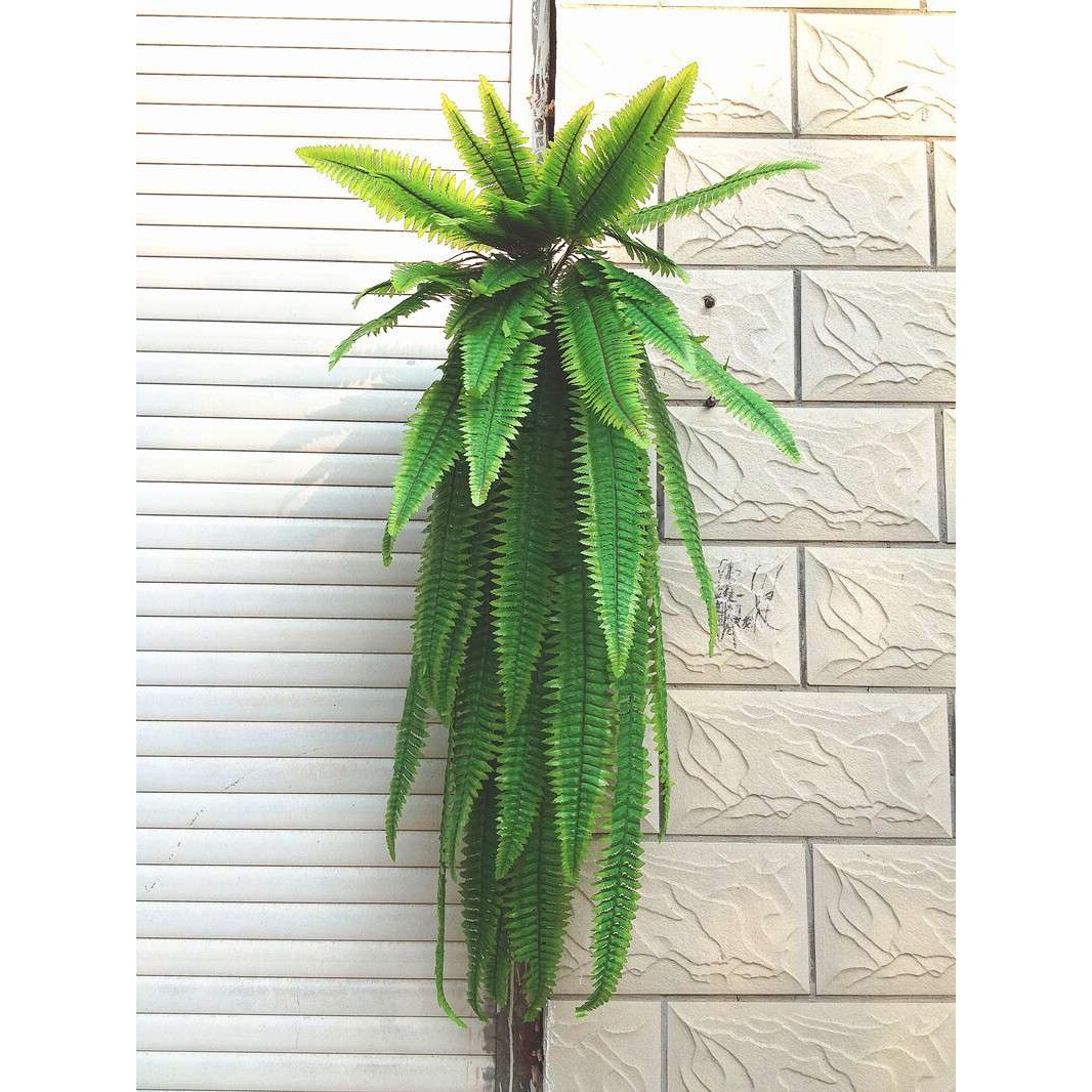 仿真蕨类植物 波斯草 蕨草 排草 植物墙配材 单只/束 绢花装饰 山
