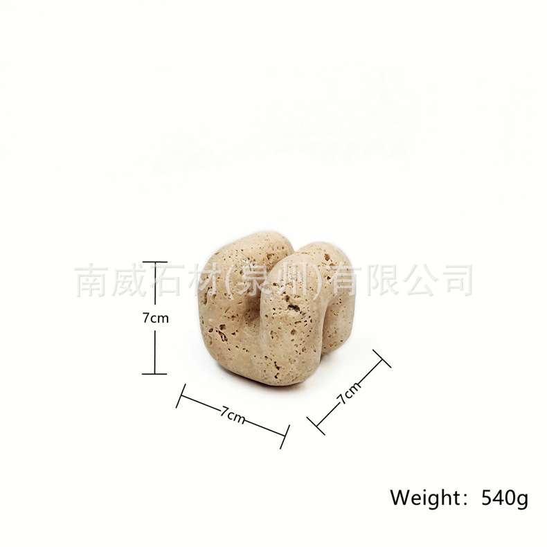 天然大理石名片架桌面几何卡片展示座镜子座商品标价牌卡座盒