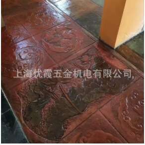 #长期供应山西省压模地坪模具#永济市市政路面压模地坪施工模具厂