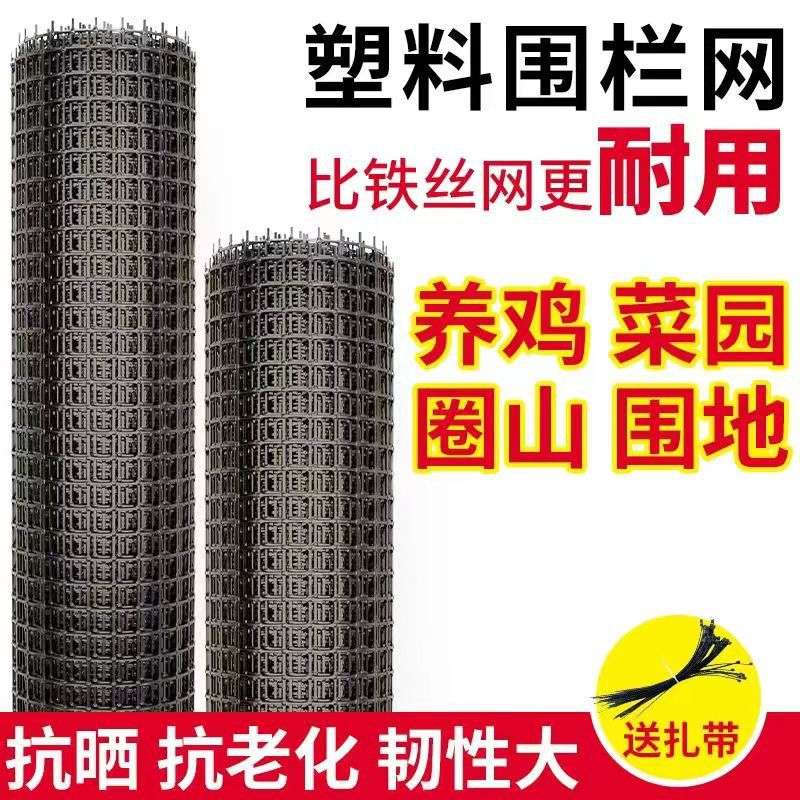 塑料网格网养殖网户外拦鸡网子菜园栅栏圈玉米养鸡围栏网家用抗晒