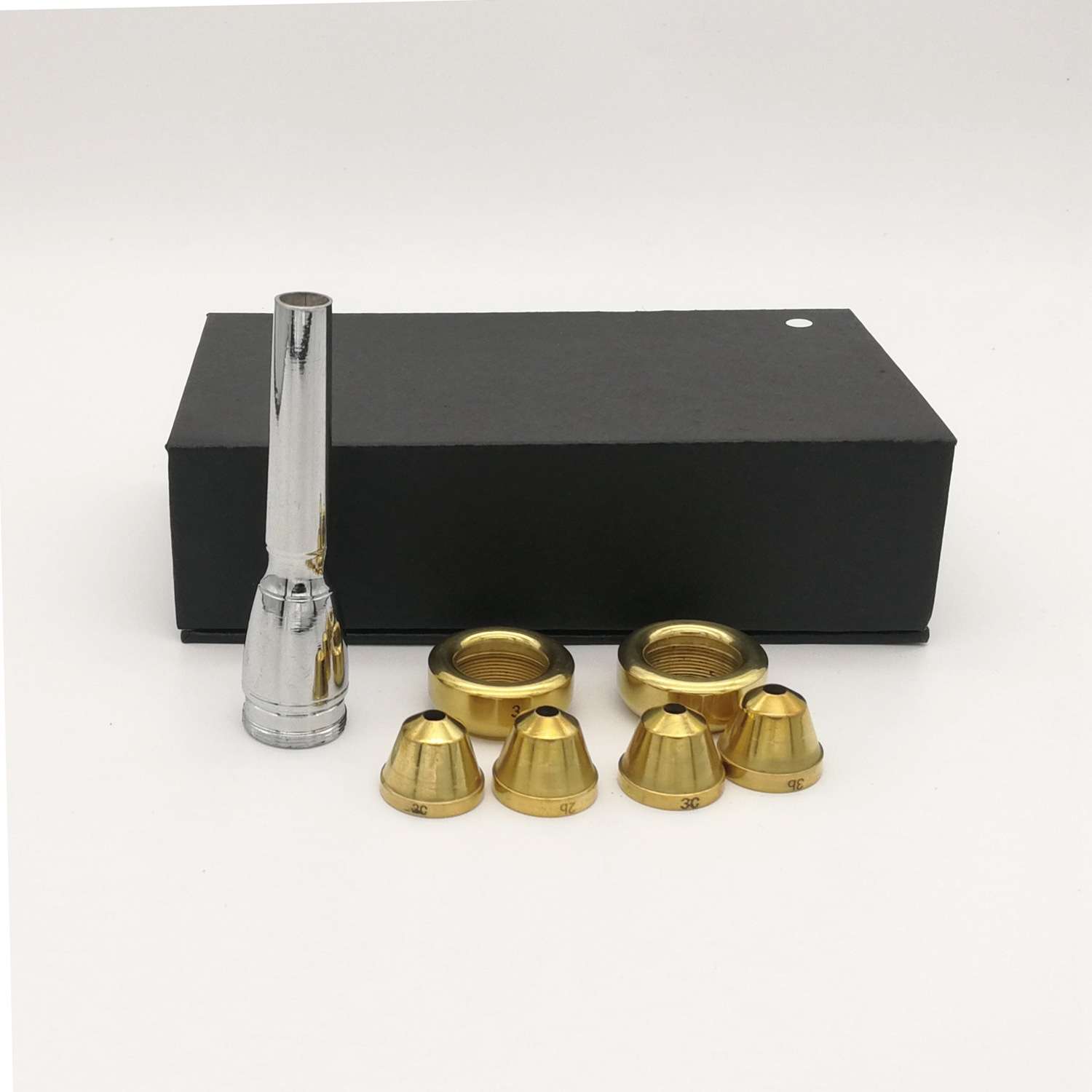 专业小号嘴 4个头套嘴 镀金7号头 3C 3B 2C 2B 巴哈 号嘴套装