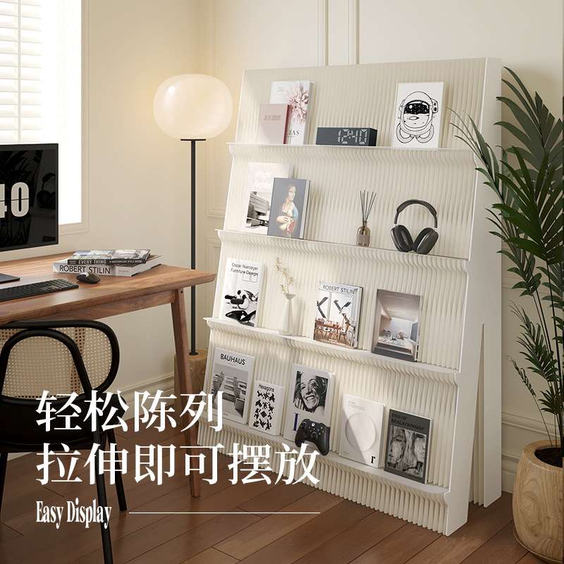 十八纸展示架陈列装饰台首饰美甲饰品装置书音阶置物架居家展示台