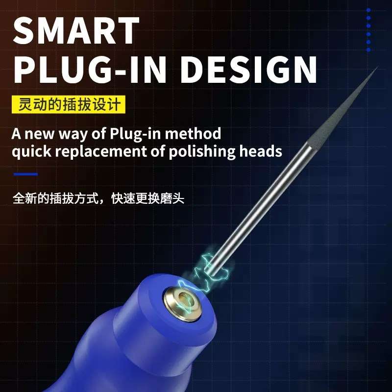 维修佬IRX6打磨机 可充电式芯片打磨笔 电动芯片雕刻面容点阵维修