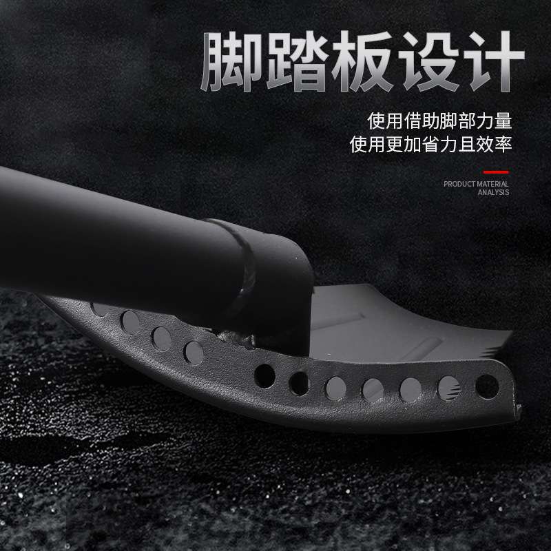 昌林212根铲挖树根铲子工兵铲农用户外铁锹车载工具