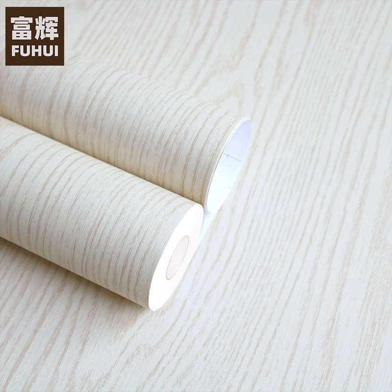 PVC导气槽木纹贴纸门柜家具翻新墙纸自粘壁纸不透底展柜波音软片