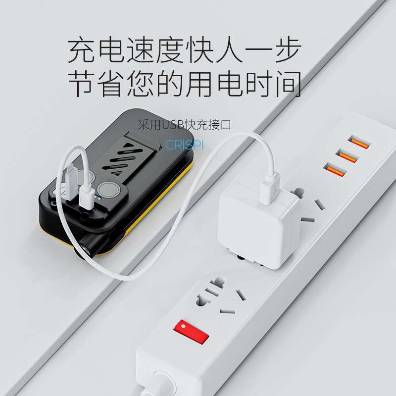 跨境新款户外强光软管照明手电COB泛光工作灯磁吸抱夹设计充电便