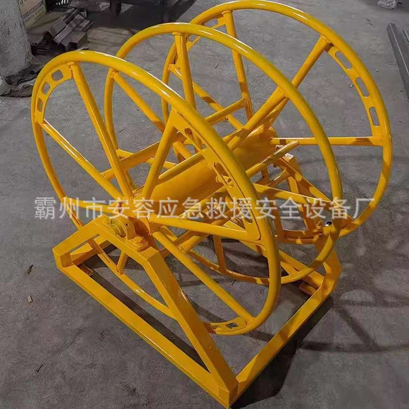 收绳器手动电动卷绳机电动吊篮钢丝绳线材电缆收绳器手摇缠盘绳器