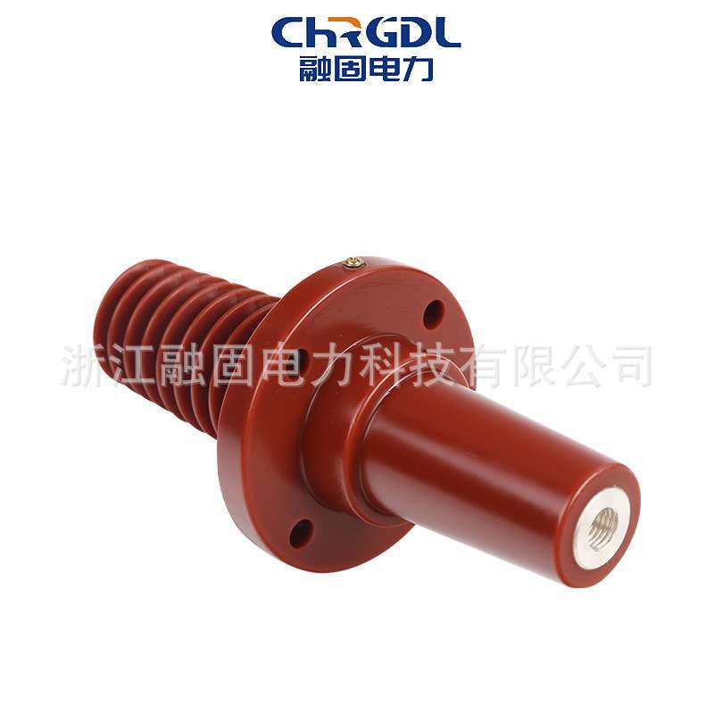 10KV/630A欧式绝缘耐高温橡胶套管伞裙连接铜排一体式套管