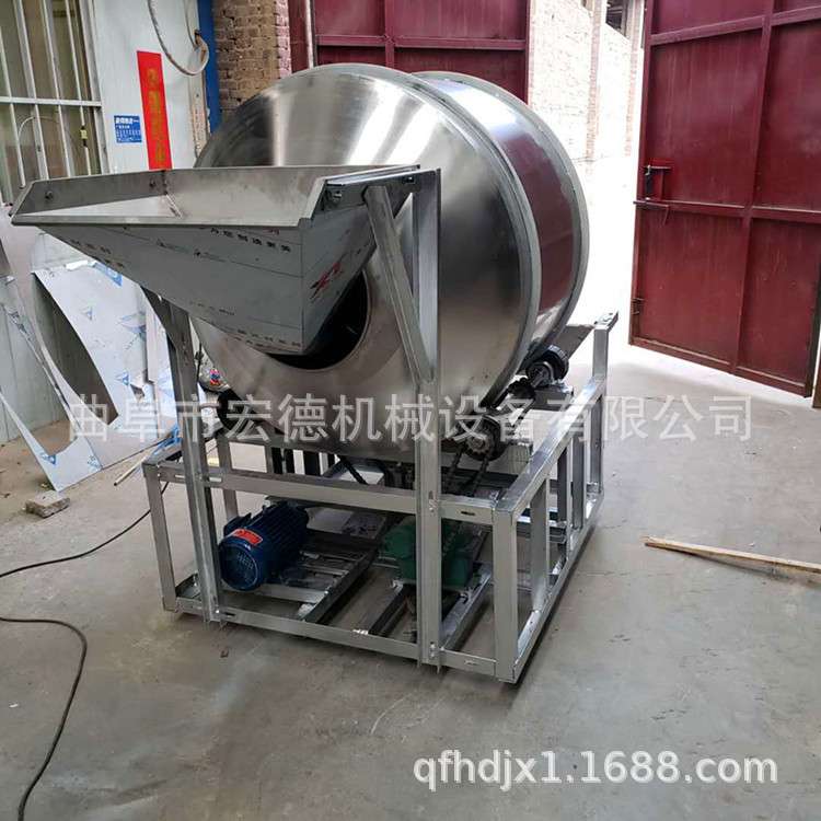 不锈钢100公斤酱菜滚筒搅拌机 咸鱼腌制拌料机 海带丝拌料设备