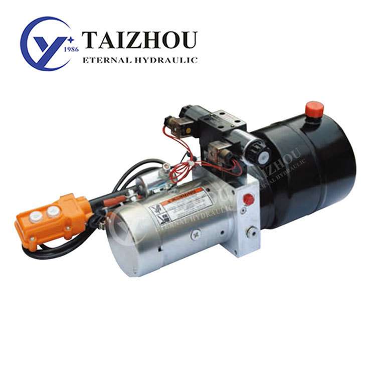 12v24v油压动力单元品质优良不卡顿高压用于升降平台小型液压泵站