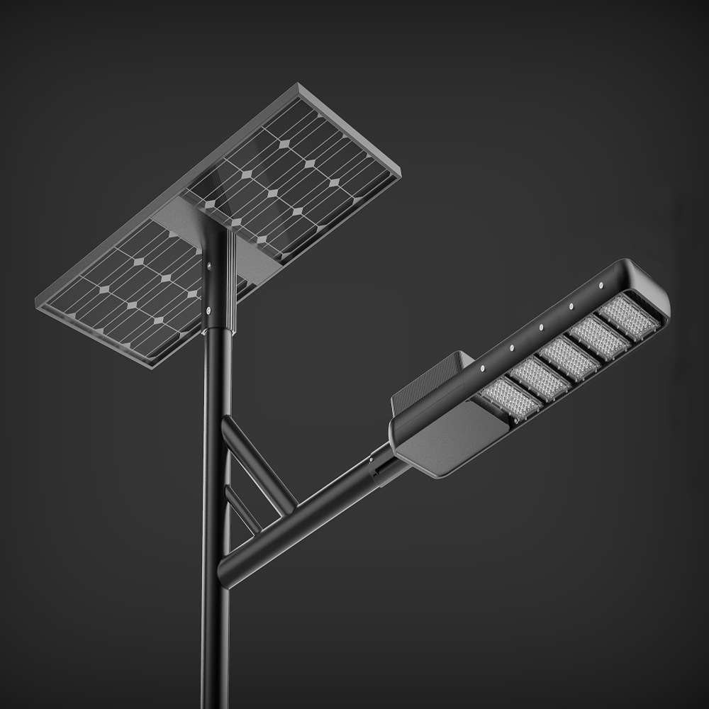 分体太阳能室外道路照明30W-120W装4-12米灯杆可旋转LED模组路灯