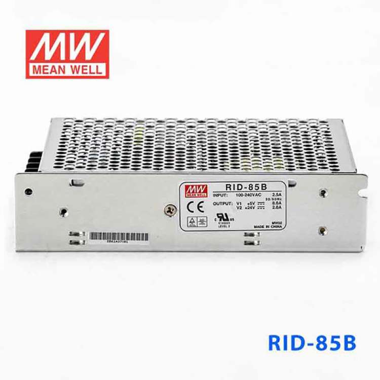 明纬开关电源RID-85A5V12V直流稳压多路输出RID-85B5V24V双路驱动