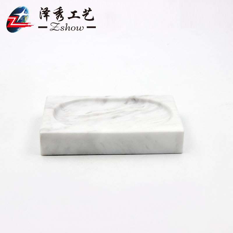 简约创意大理石皂碟家用香皂盒高档浴室肥皂盒酒店软装摆件新款