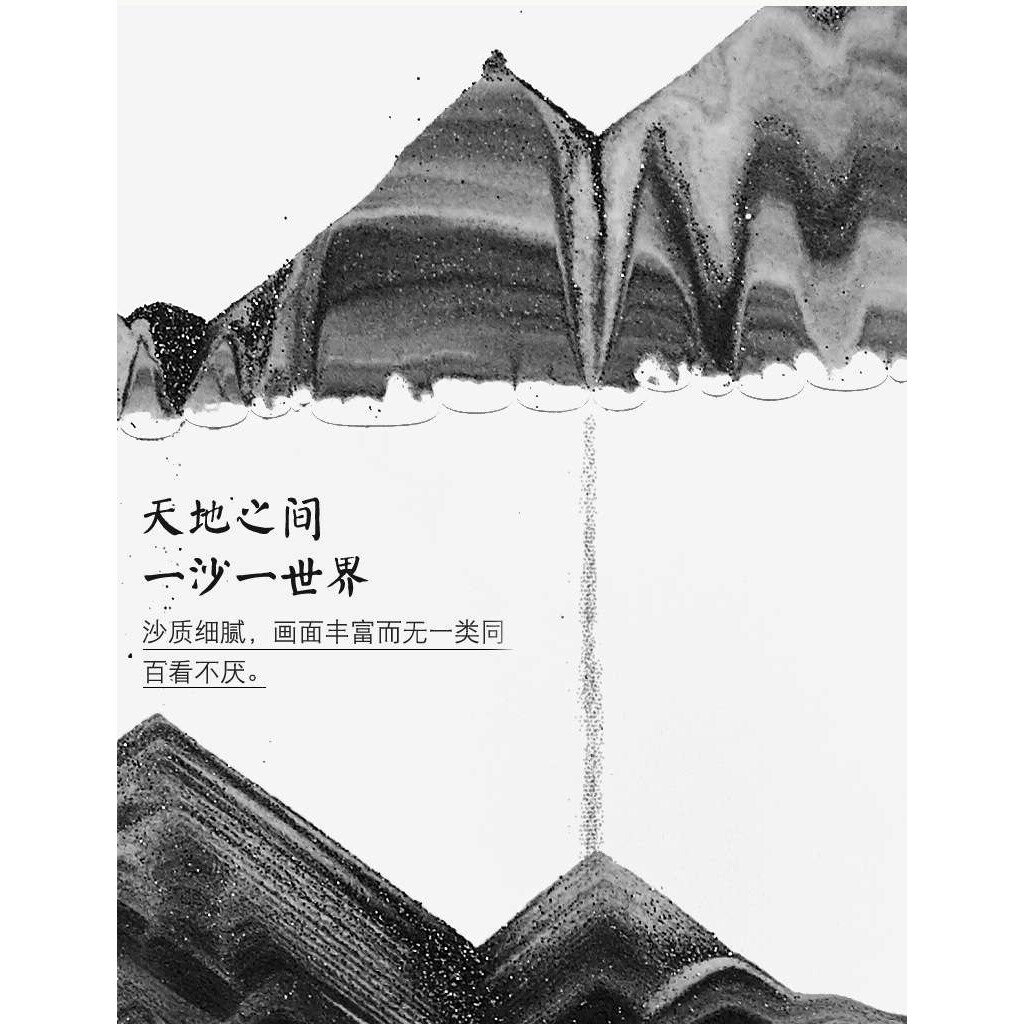 床头灯流沙画台灯新款台灯超亮夜灯卧室灯中国风装饰玻璃沙漏台灯