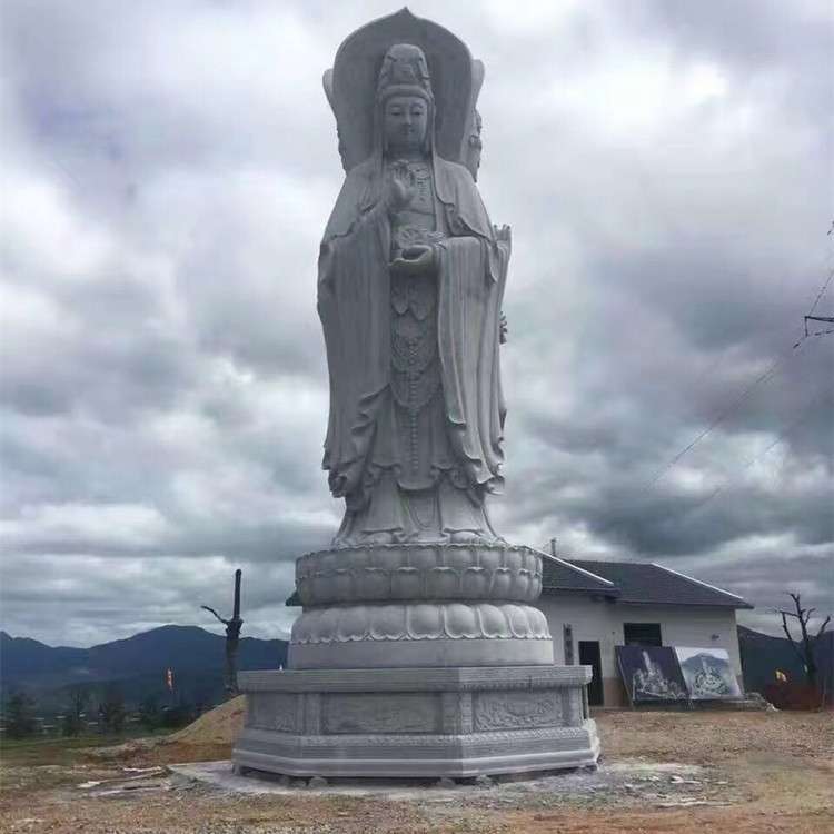 大型古代人物石雕雕像 历史传统人像户外学校广场雕塑名人肖像