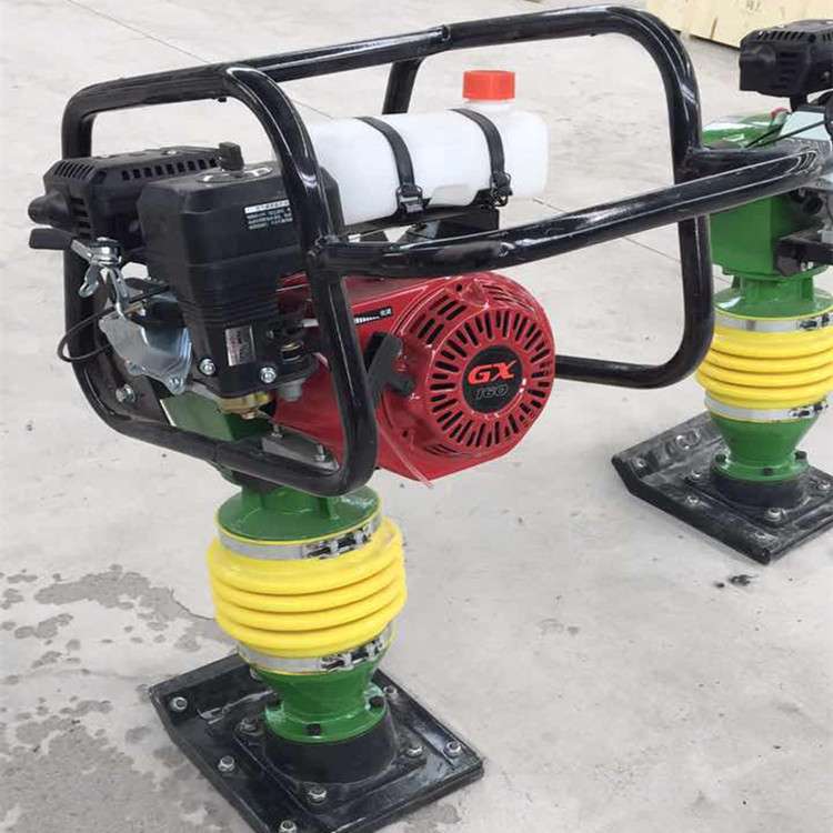 220V/380V电动打夯机 CT90塑料水箱汽油平板夯 柴油打夯机