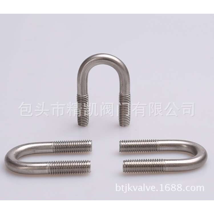 锡林郭勒盟管件配套　不锈钢U型螺栓 U型管卡  卡箍