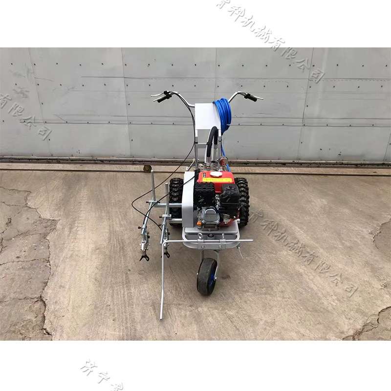 手推式冷喷划线机 市政路面冷喷标线机 地面标志导航线喷涂机