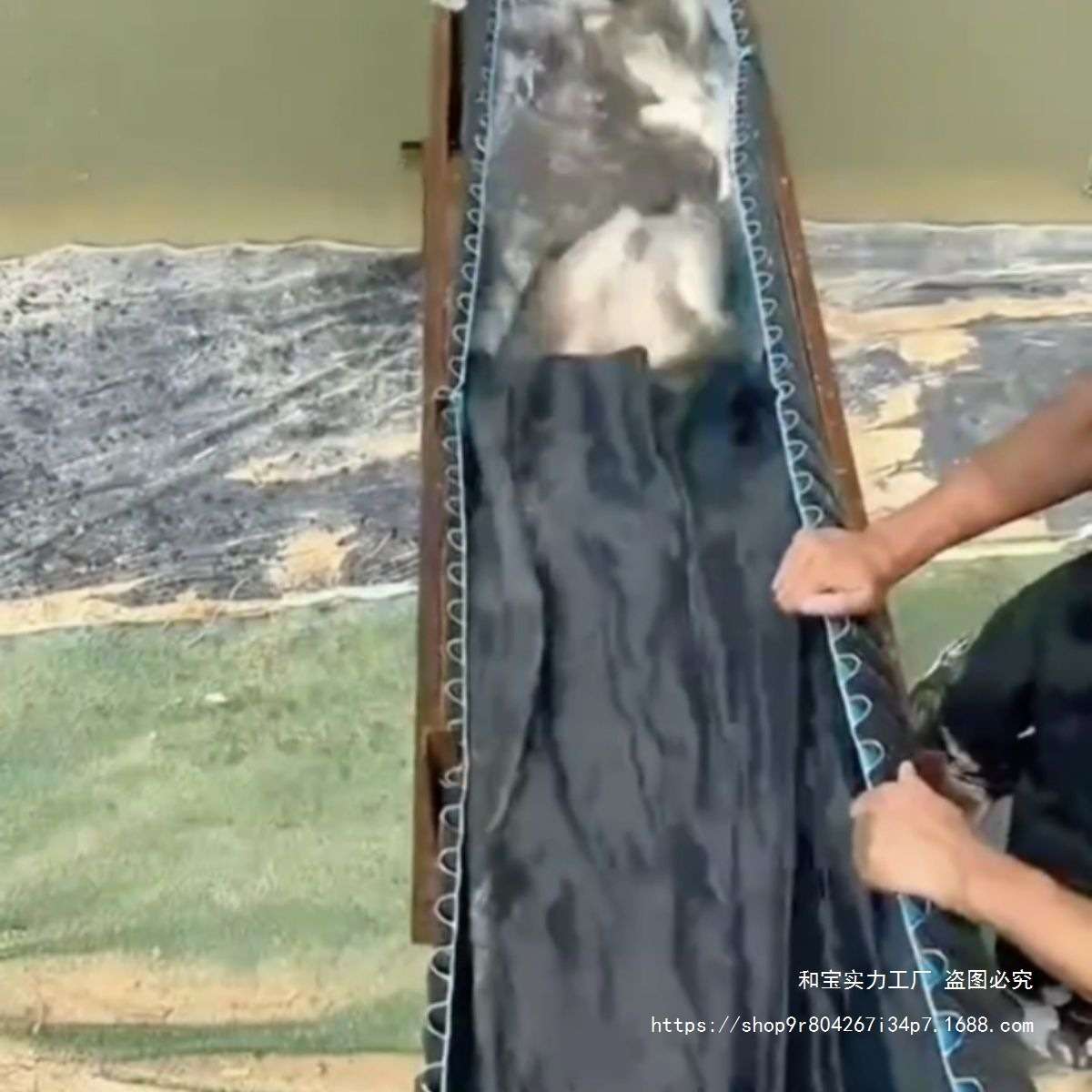 水带鱼塘放鱼神器矿山通风耐磨特厚布水带排水管大口径软管风筒布