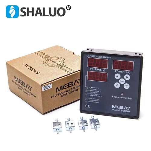 SGC501 MK2 Mebay控制器LED多功能仪表 柴油汽油发电机启停控制器