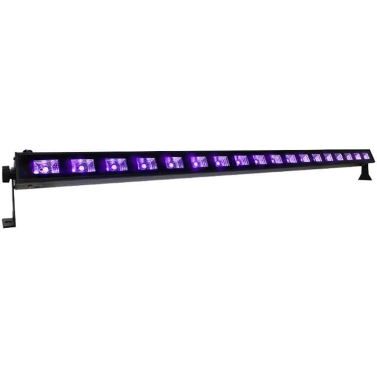 库存处理惊爆价18颗3W LED UV紫光长条洗墙染色灯舞台氛围效果灯