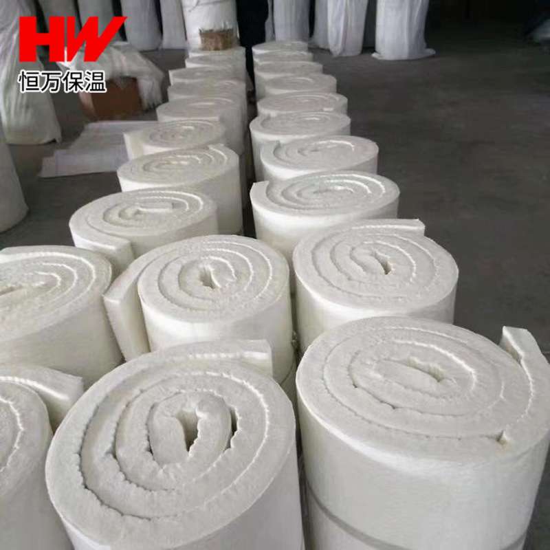 厂家 水泥窑炉硅酸铝针刺毯50mm管道保温硅酸铝陶瓷纤维毯卷毡