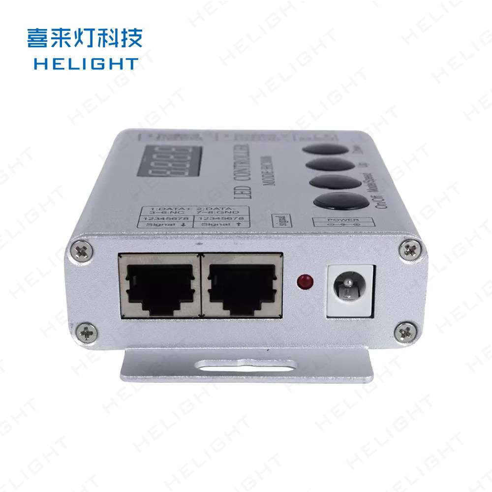 喜来灯HC008幻彩灯带led控制器RF遥控WS2811/1903幻彩灯条控制器