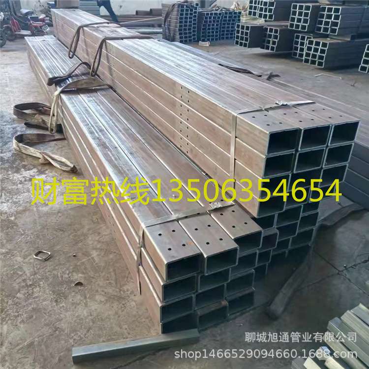 接订单Q345E小口径方通钢管 圆改方Q345E无缝扁通管 挤压工艺
